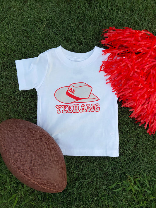 Yeehawg Hat Baby Tee-2 Colors Available