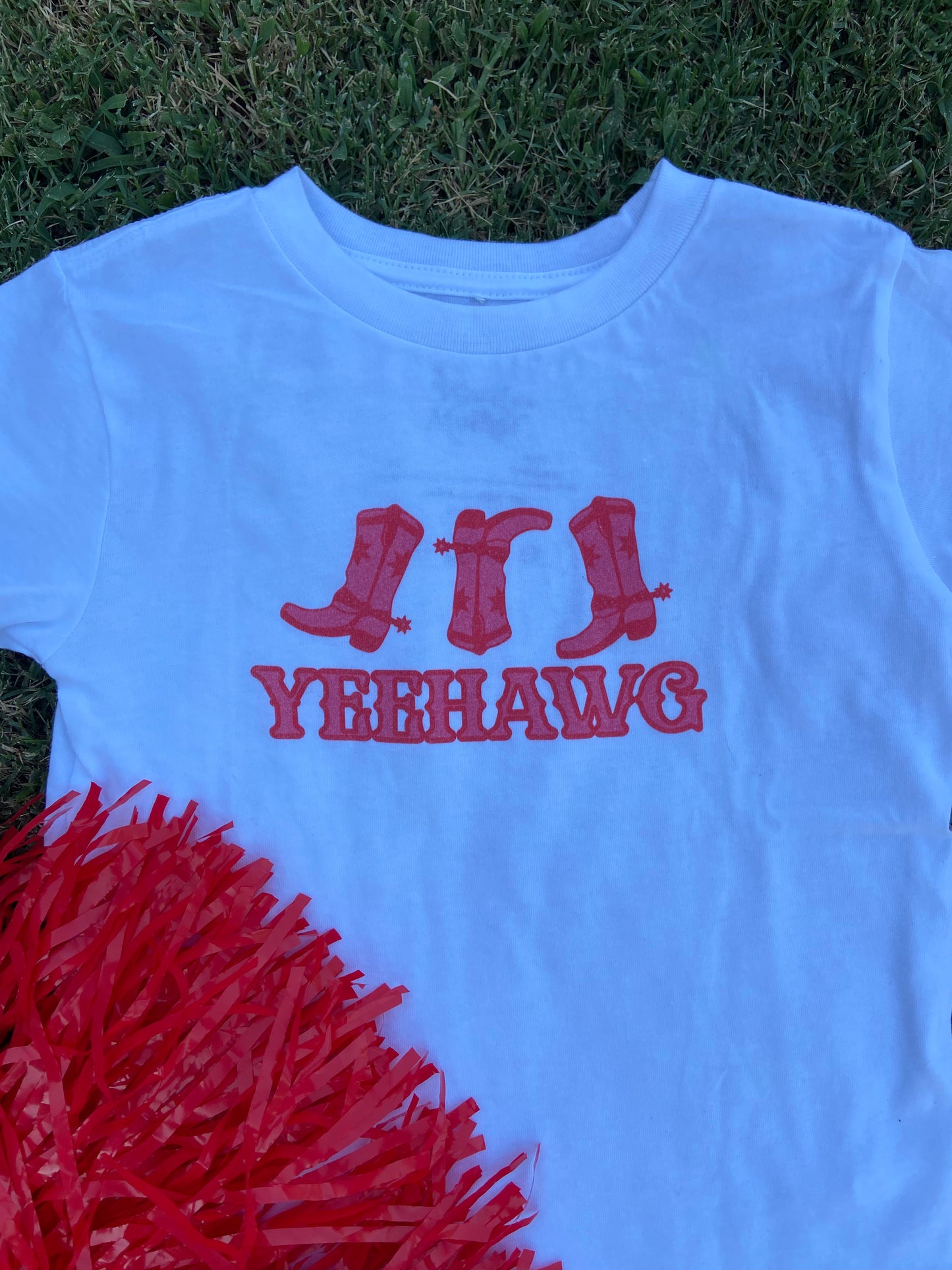 Yeehawg Boots Toddler Tee-3 Colors Available