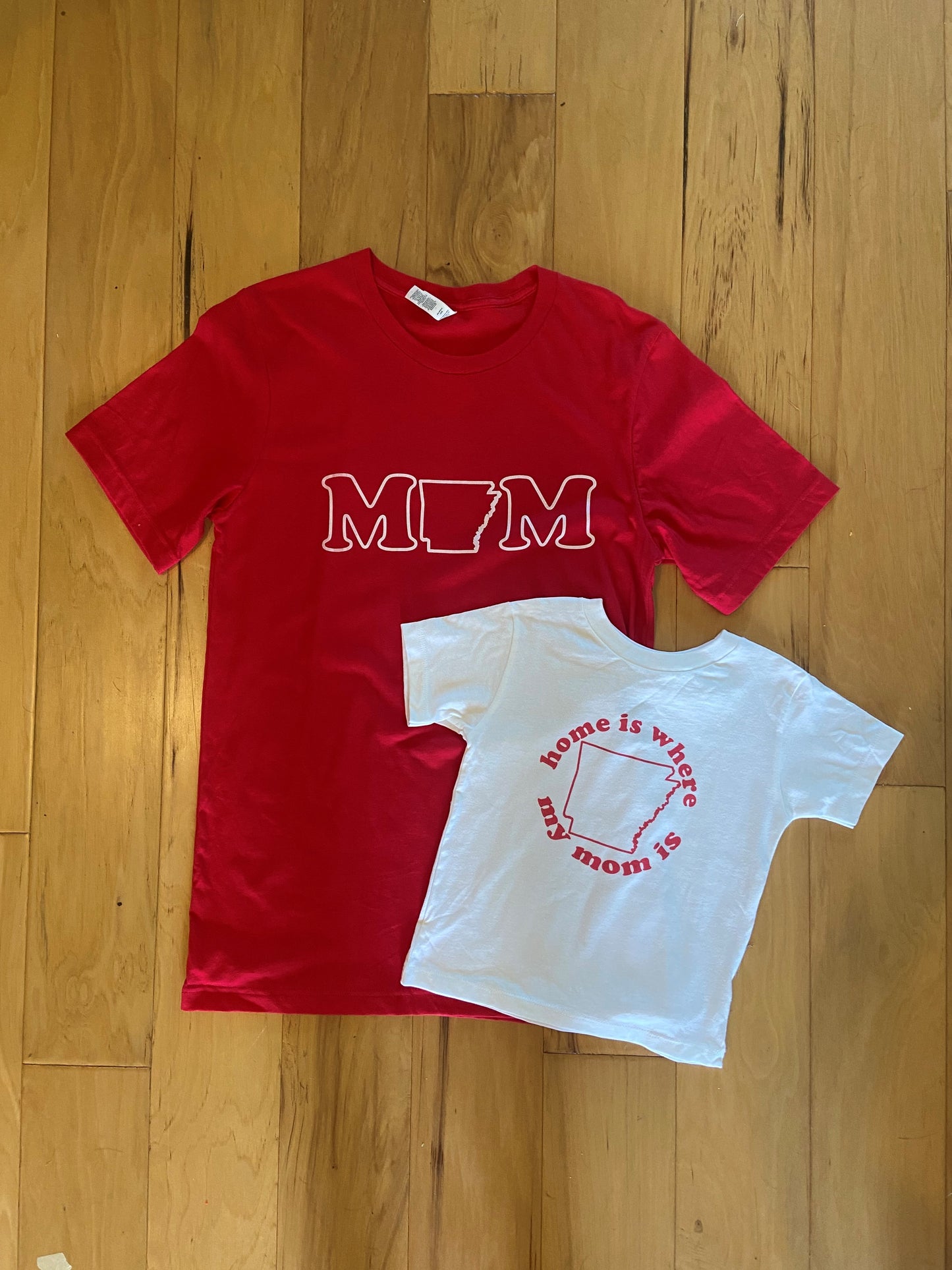 Arkansas Toddler Tee-Red