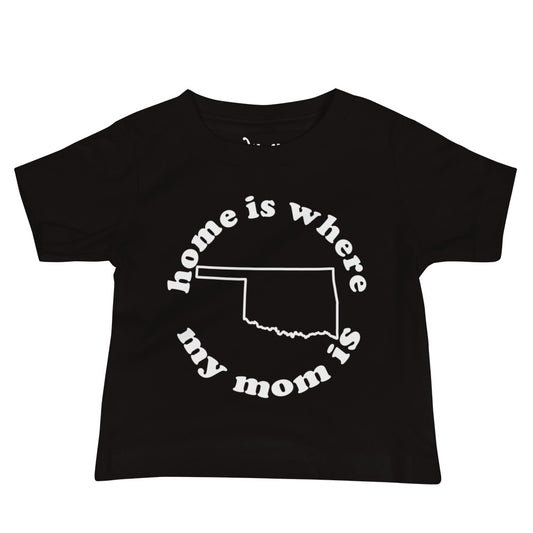 Oklahoma Baby Tee-Black