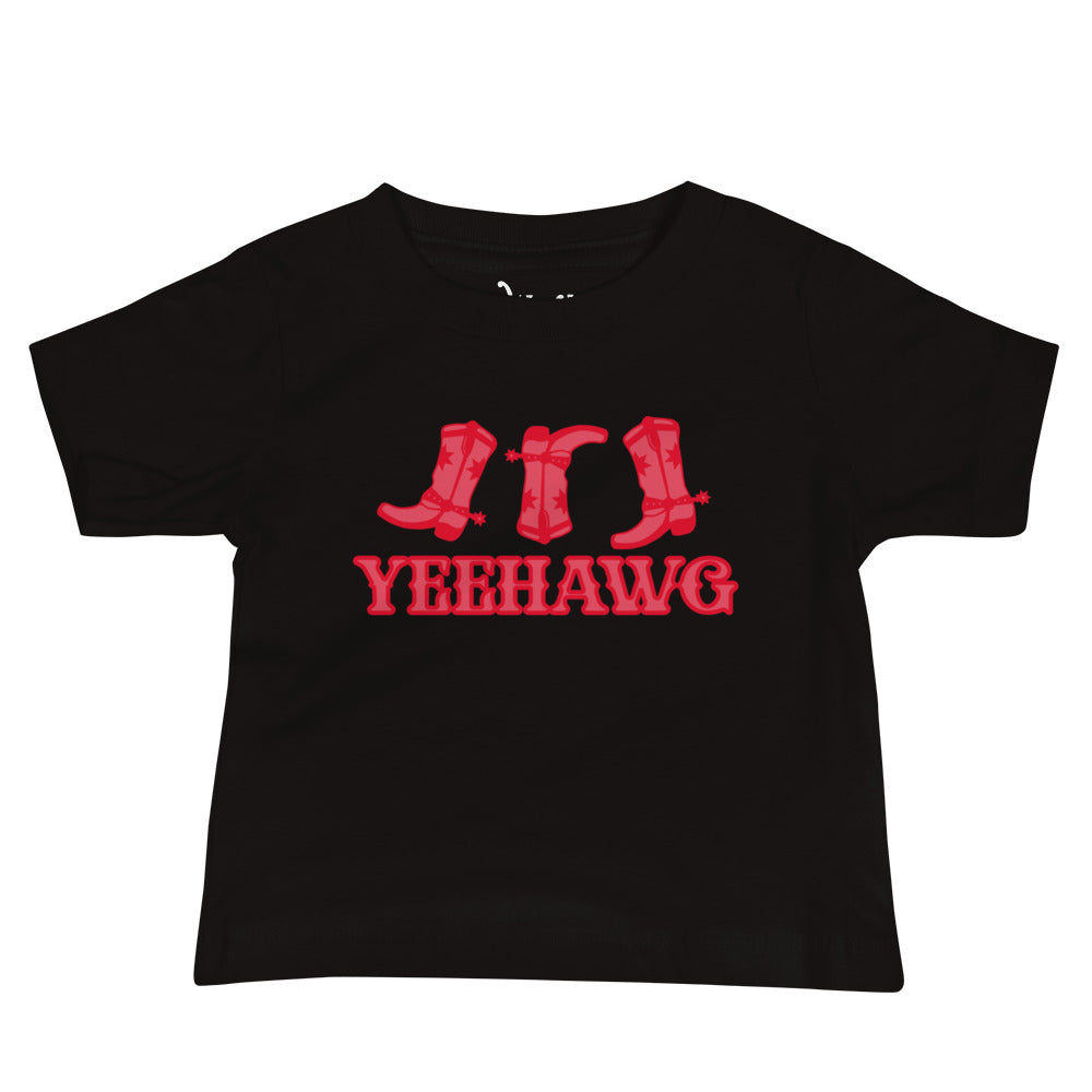 Yeehawg Boots Baby Tee-3 Colors Available