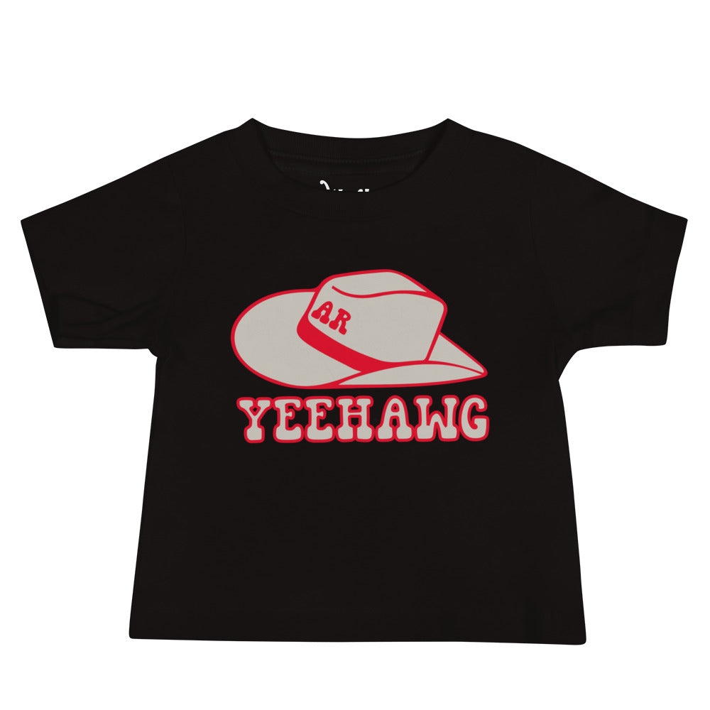 Yeehawg Hat Baby Tee-2 Colors Available