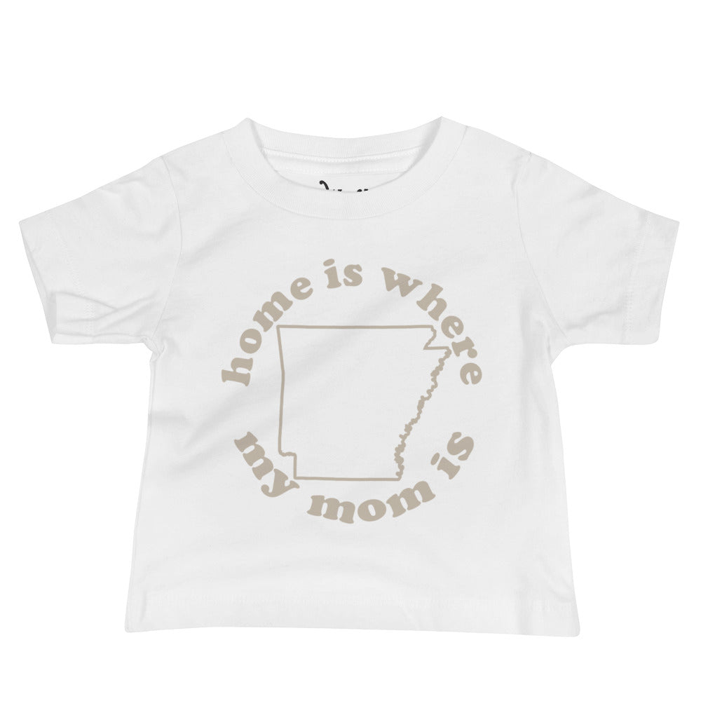 Arkansas Baby Tee-Tan