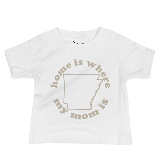 Arkansas Baby Tee-Tan