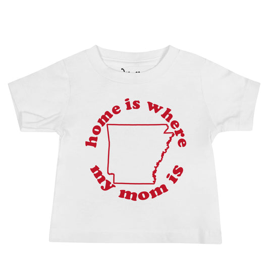 Arkansas Baby Tee- Red