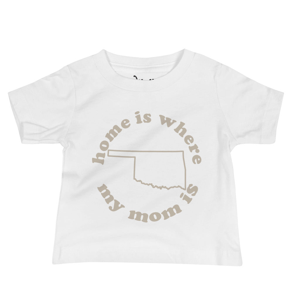 Oklahoma Baby Tee-Tan