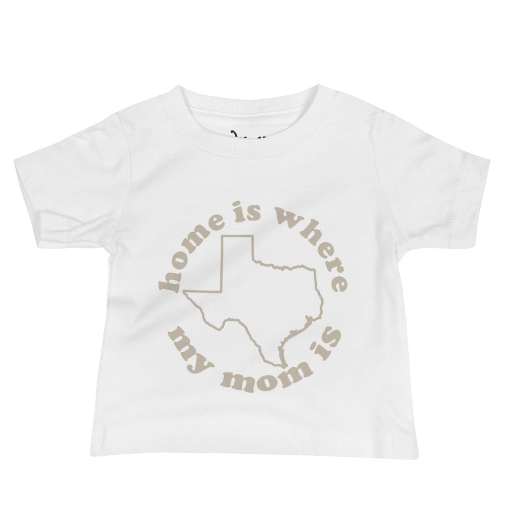 Texas Baby Tee-Tan