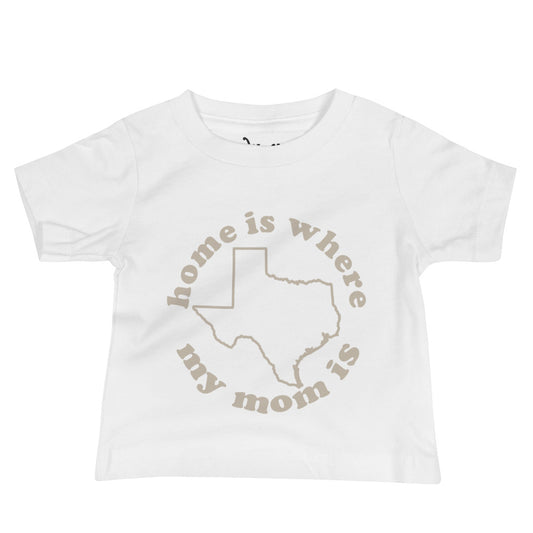 Texas Baby Tee-Tan