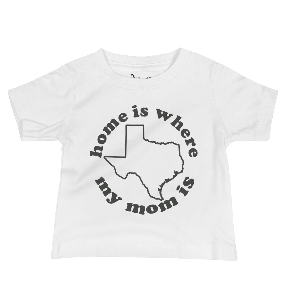 Texas Baby Tee-Asphalt