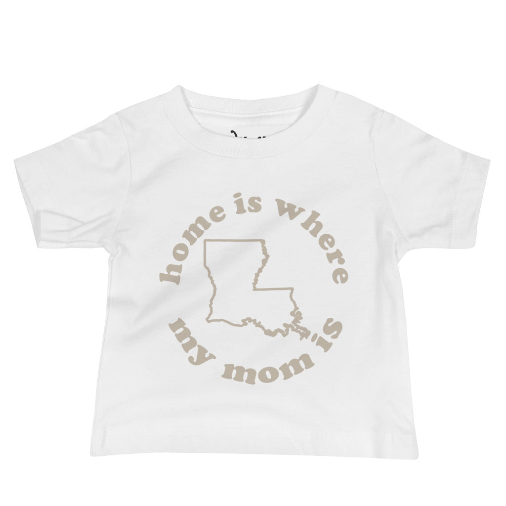 Louisiana Baby Tee-Tan