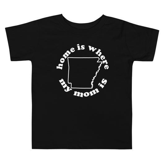 Arkansas Toddler Tee-Black