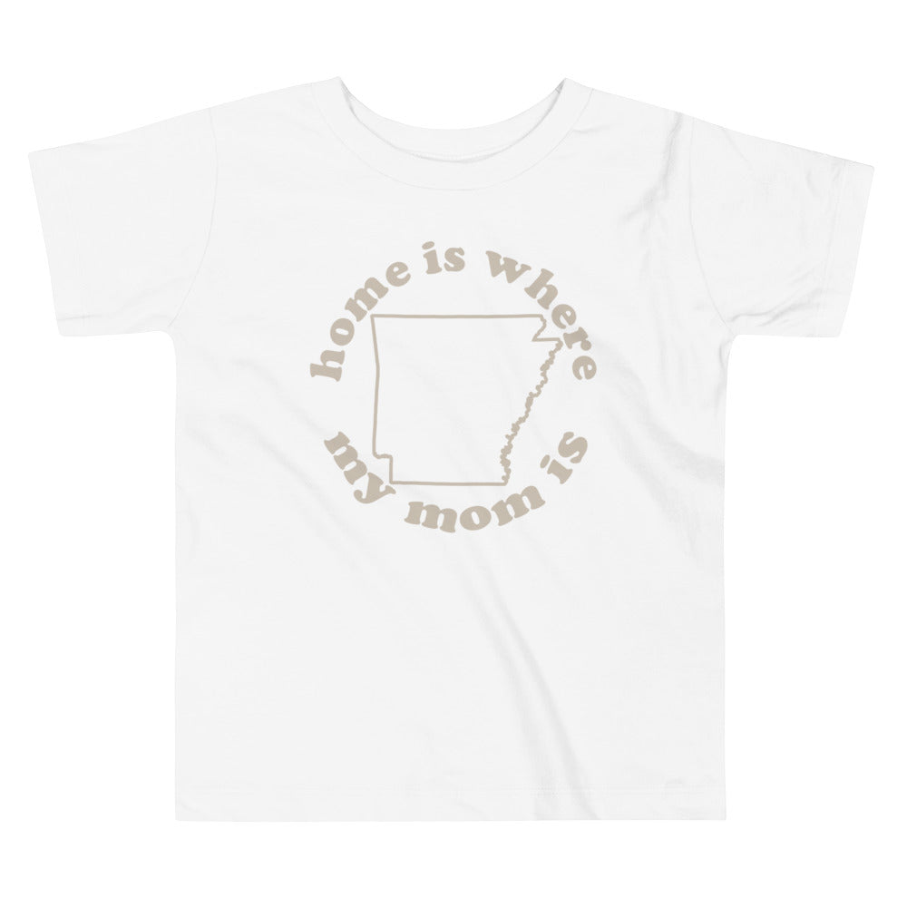 Arkansas Toddler Tee-Tan