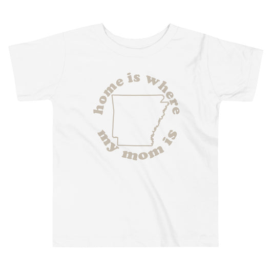 Arkansas Toddler Tee-Tan