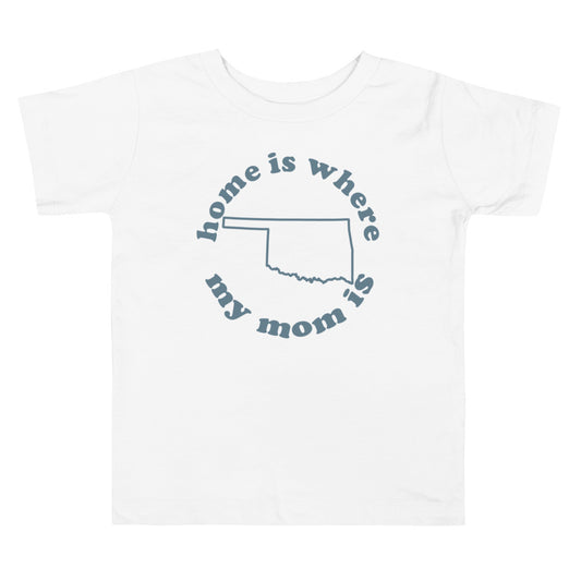 Oklahoma Toddler Tee-Steel Blue