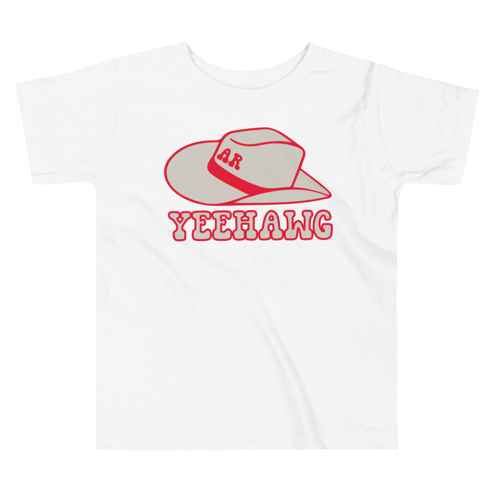 Yeehawg Hat Toddler Tee-2 Colors Available
