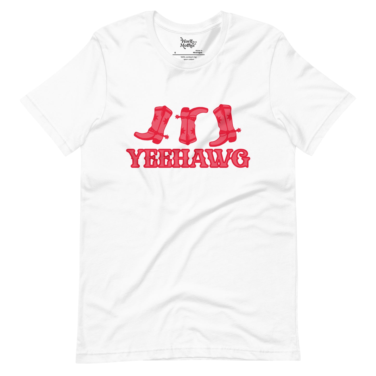 Yeehawg Boots Mom Tee-4 Colors Available