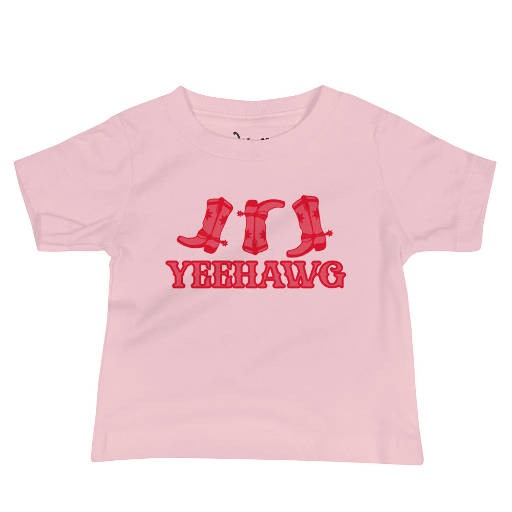 Yeehawg Boots Baby Tee-3 Colors Available