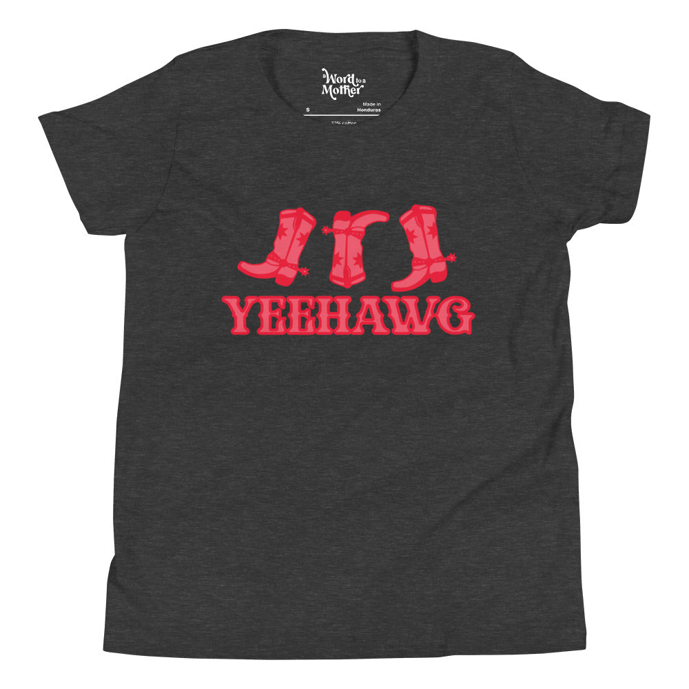 Yeehawg Boots Youth Tee-3 Colors Available