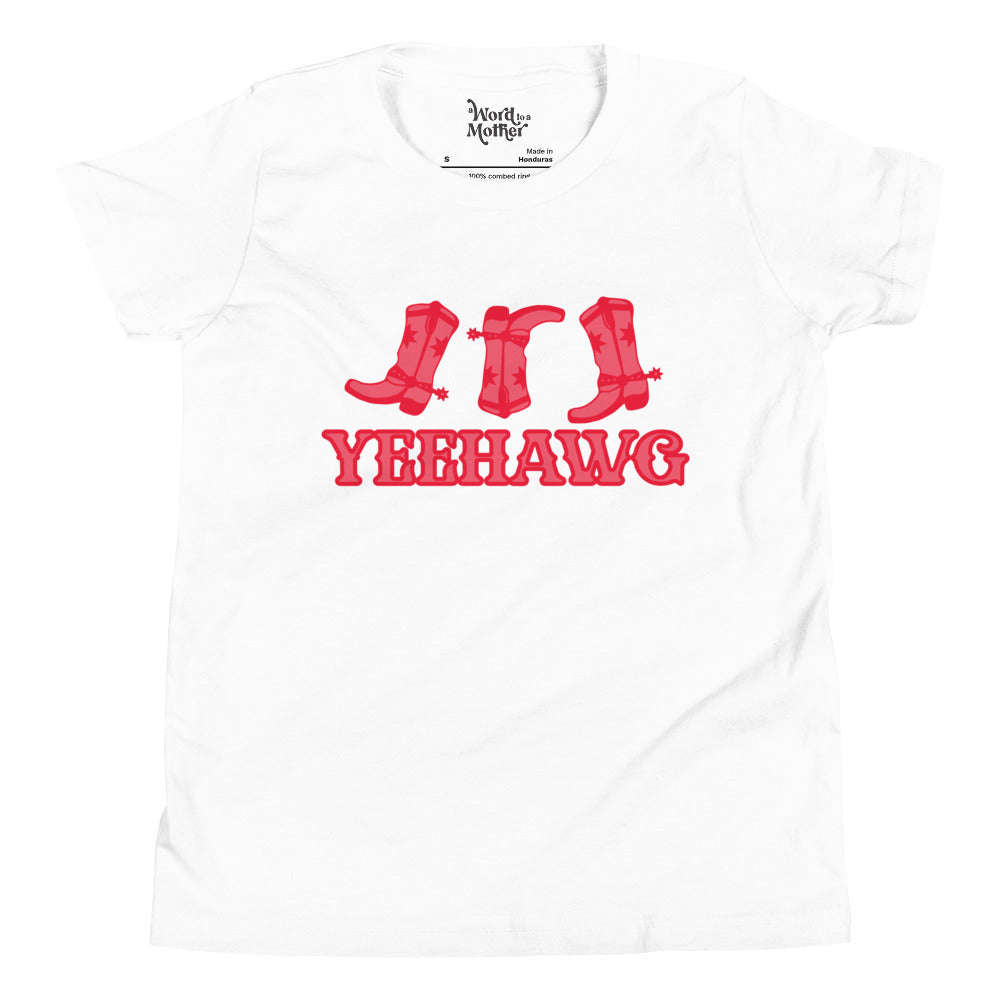 Yeehawg Boots Youth Tee-3 Colors Available