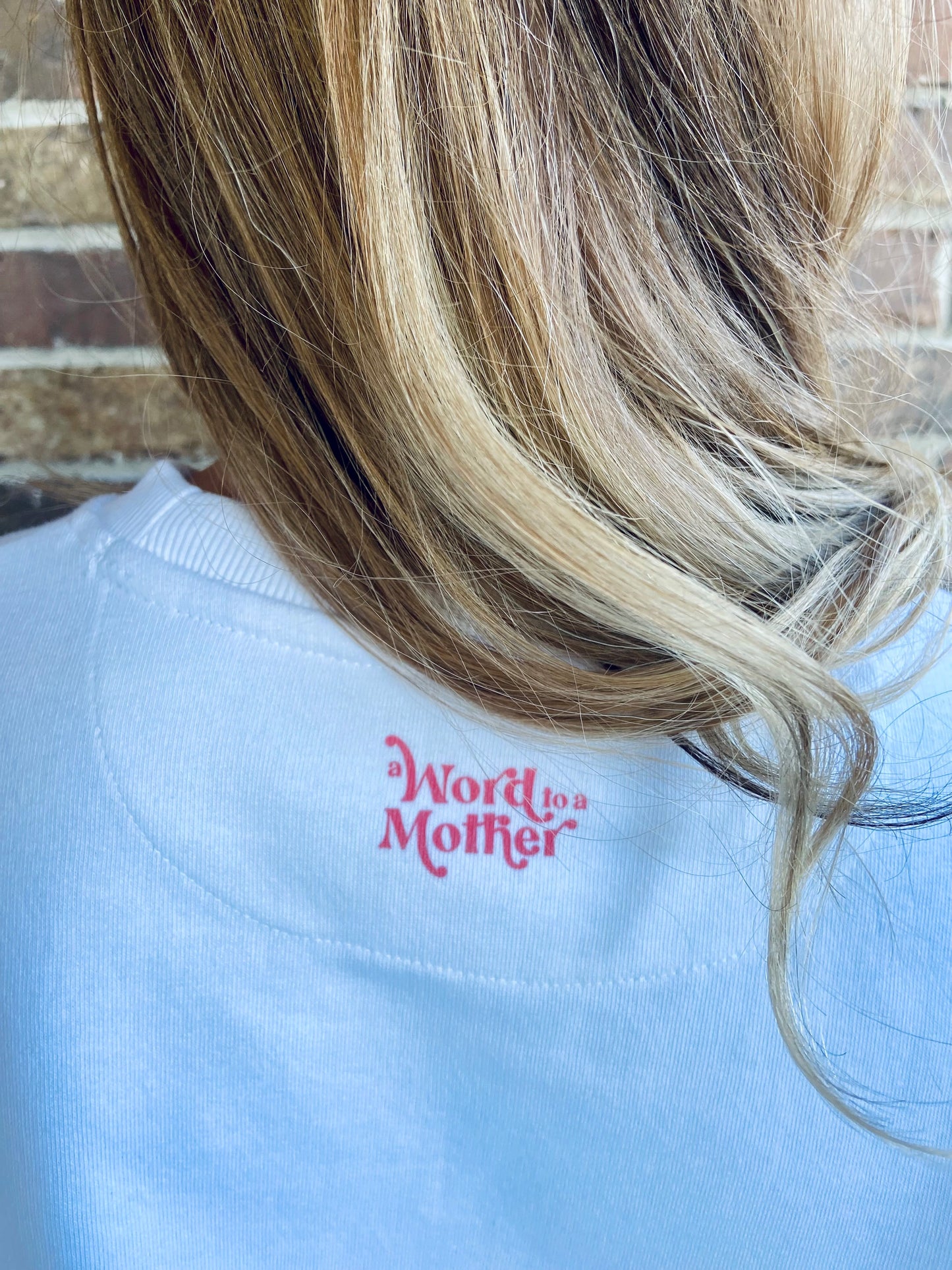 Moms Support Moms Sweatshirt-Coral