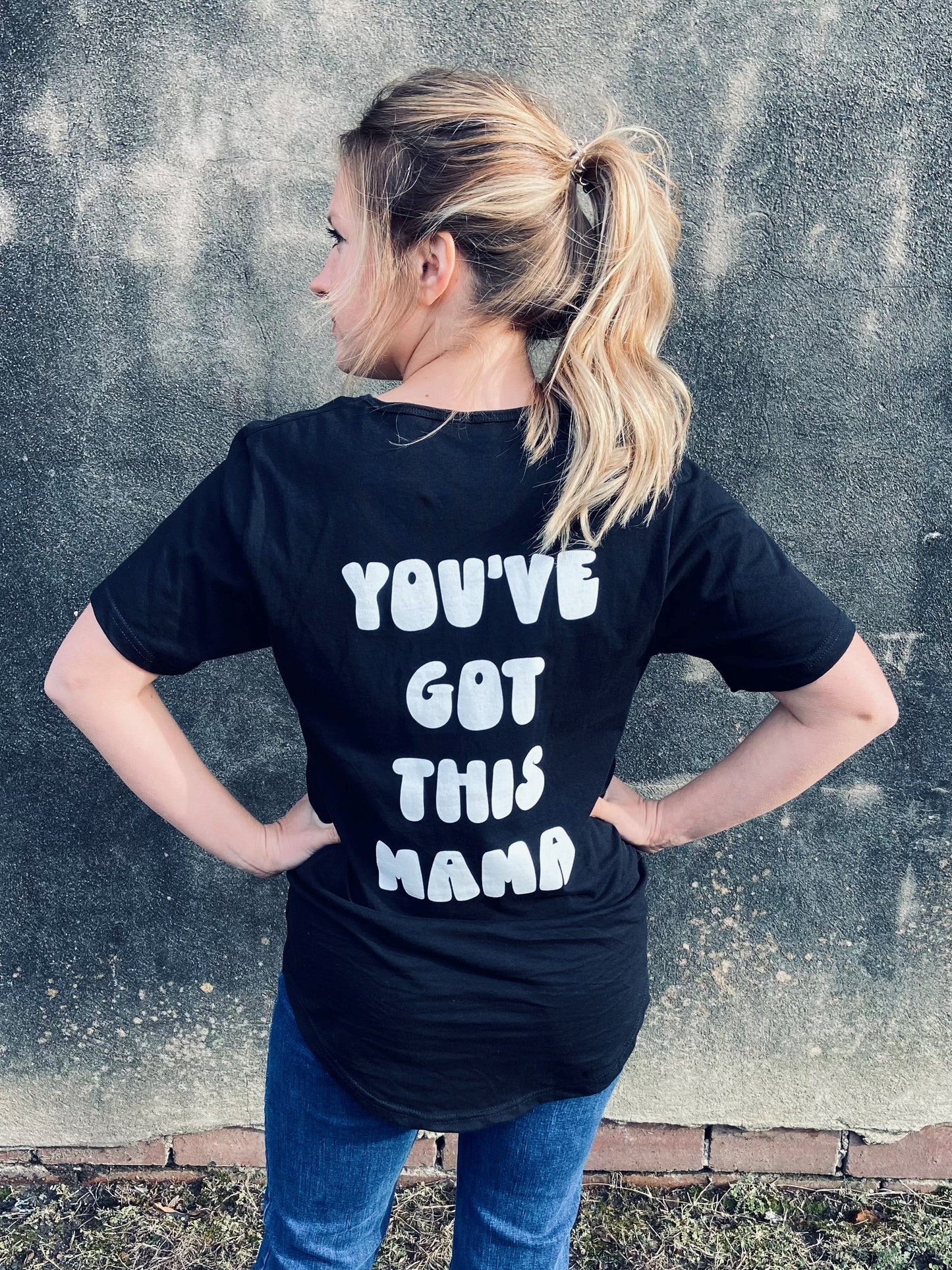 You've Got This Mama Vibes-Black