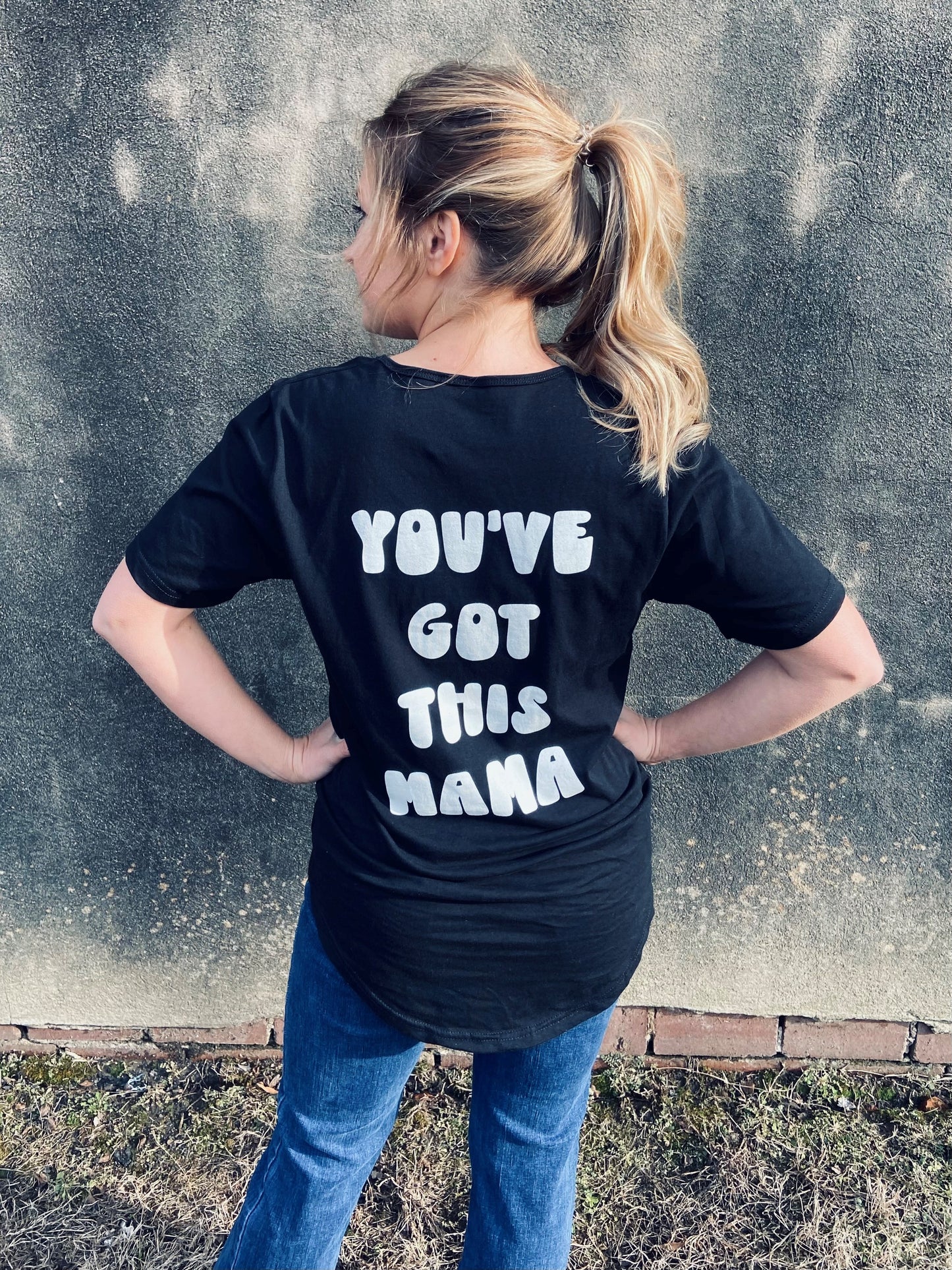 You've Got This Mama Vibes-Black